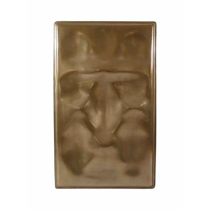 Cantabrico III Light Blue Glass reinforced Cantabrico III Bronze finish Glass reinforced concrete sculpture One off piece Barbara Perez Marina 2017 Spain Marina 2017 Spain